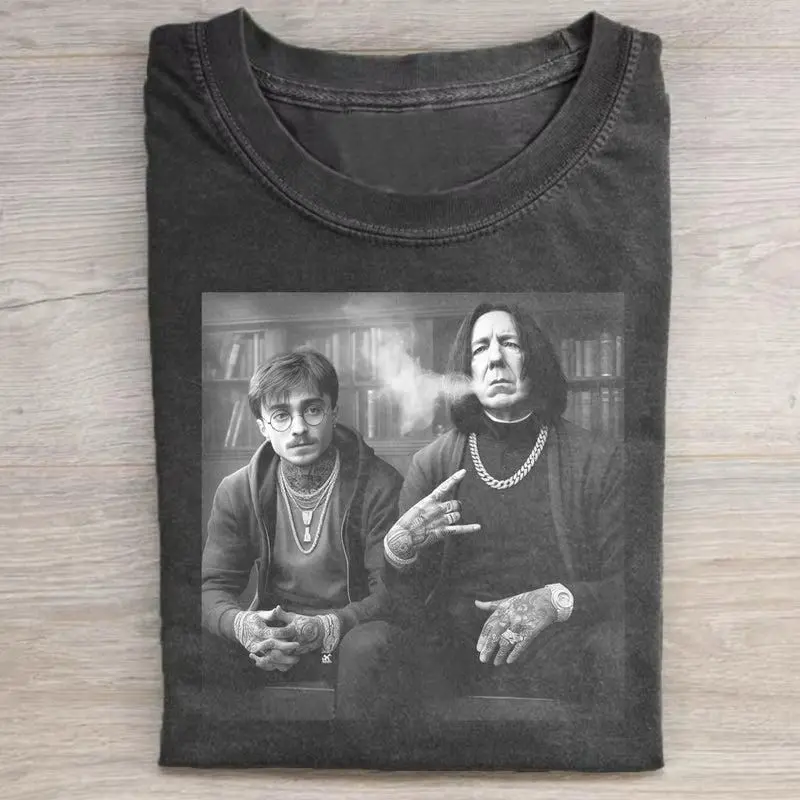 Unisex Harry Potter Graphic Tee - Severus Snape Vintage Gift for Family Menswear Top Ideal Trendy T-Shirt for Friend and Top Womenswear Enthusiasts