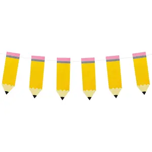 Pencil Banner | Pencil Garland |  Banner | Classroom Decor | Pencil Party Decorations |  to School Party Decorations | Teacher's
