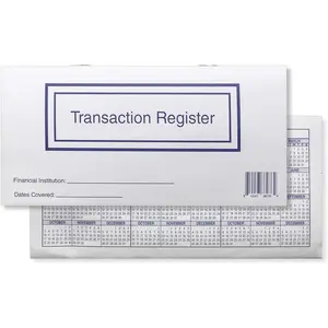 Checkbook Registers for Personal Checkbook Transactions Ledgers Pack of 10 2026/2027/2028