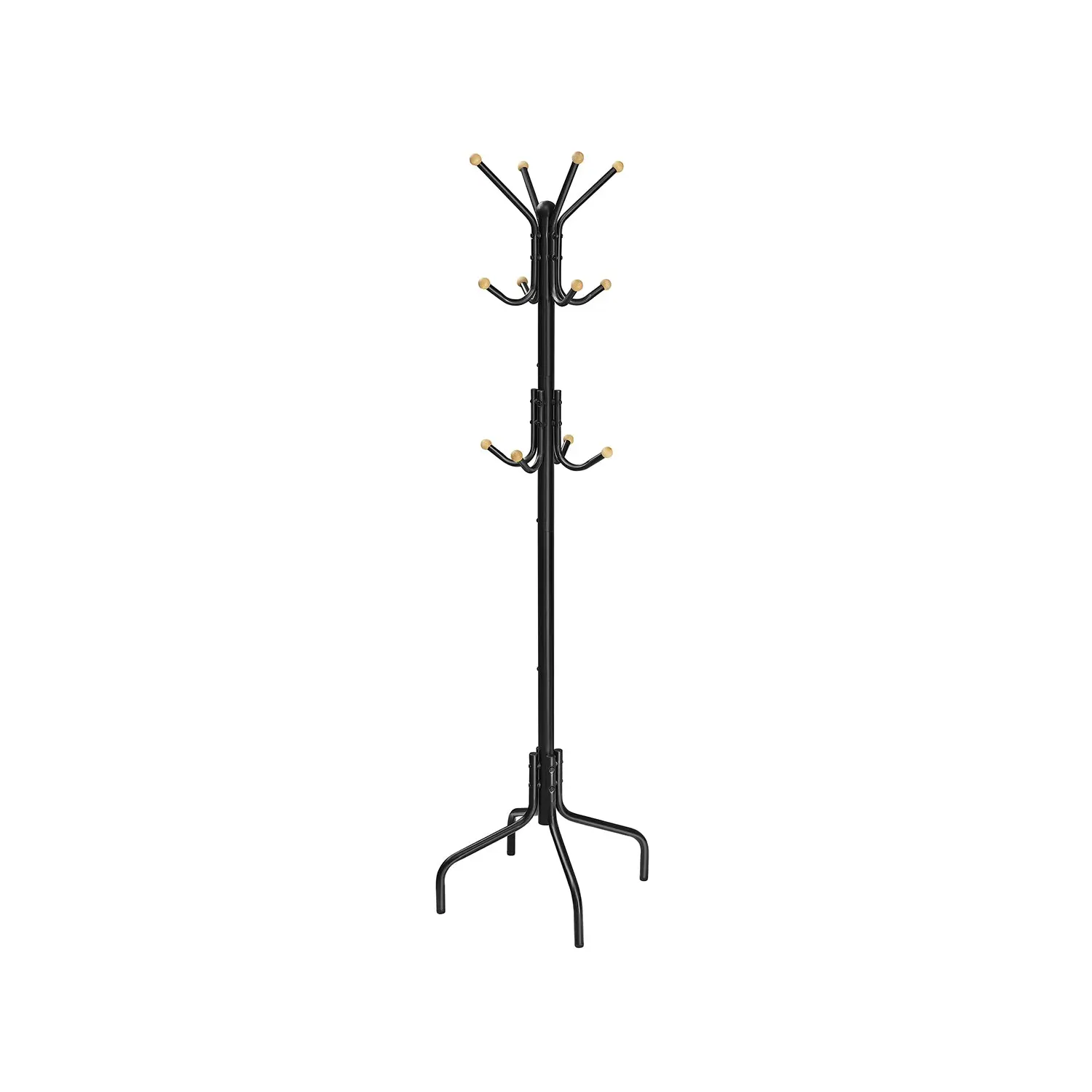 SONGMICS Metal Freestanding Coat Rack with 12 Hooks