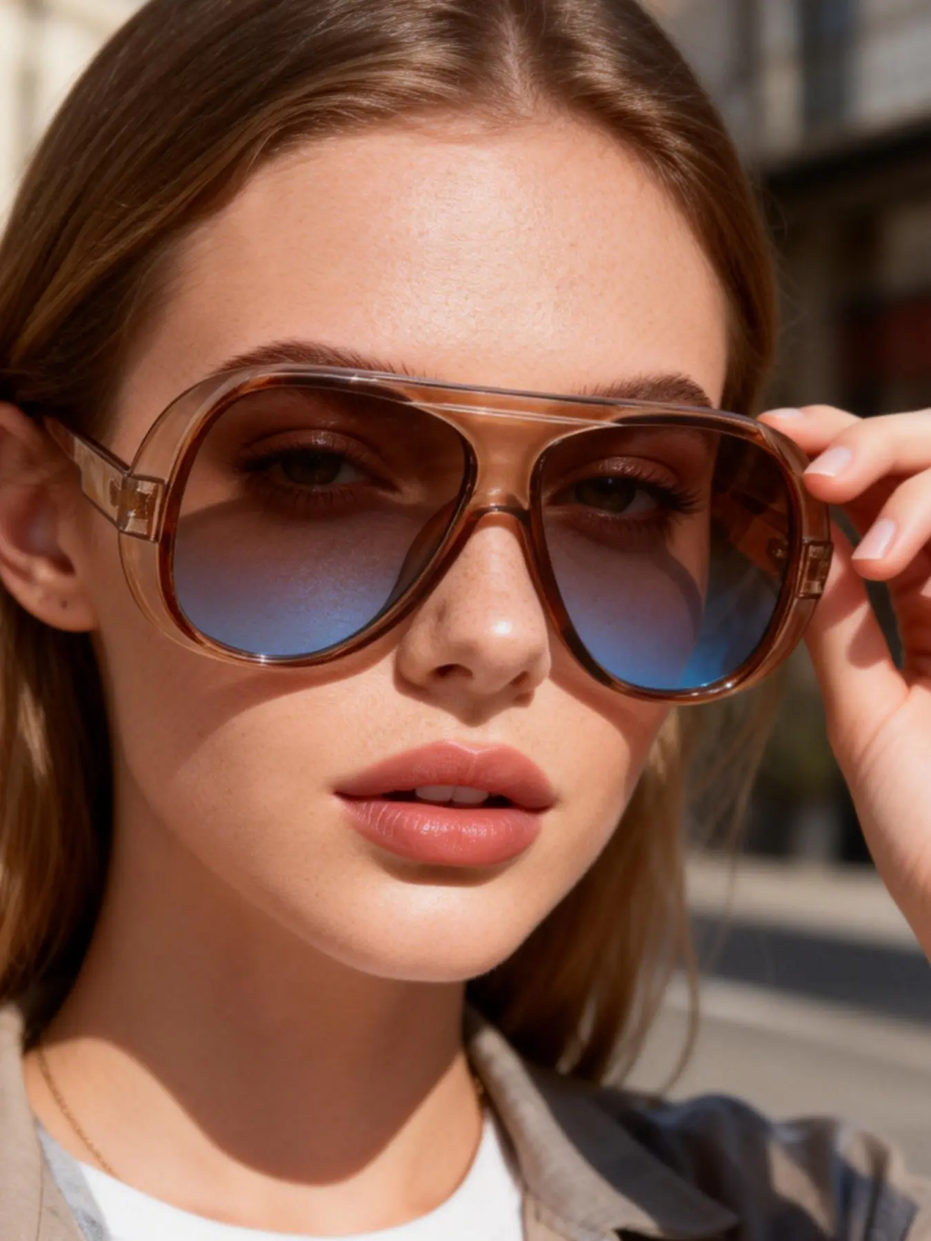Unisex Y2K Trendy Large Frame Glasses, Retro Classic Style, Durable Streetwear Accessories, Perfect for Daily Use, Parties, Gifts, Trendy Casual Sunglasses