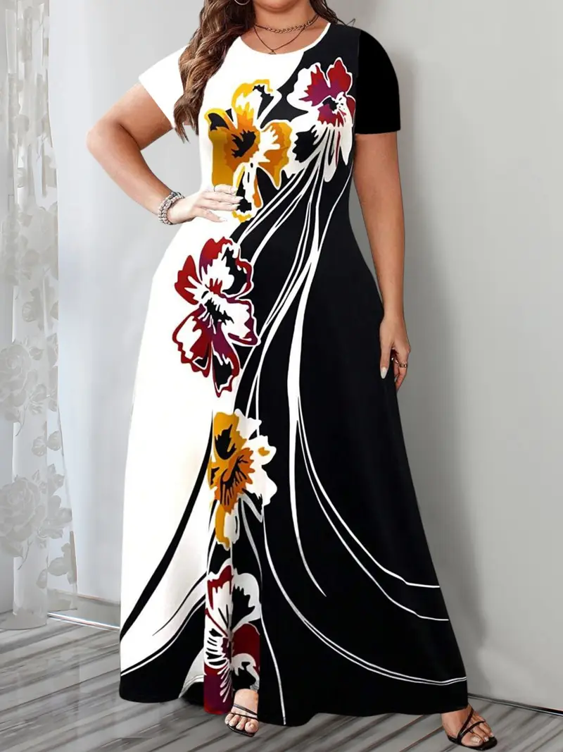 Plus size black floral dress - TikTok Shop Plus size black floral dress - TikTok Shop
