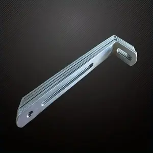 Steel L-Shaped Corner Brackets, Furniture Hardware, Anti-Tilt Shelf Supports, 5 Piece Set, Home Decoration