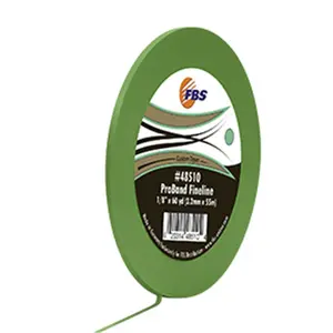 212 MAIN ProBand Green Thin Line Tape, 0.12 in. x 60 yd, High Stretch Polymer Film Tape for Scrapbooking, DIY Projects