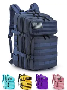 50L Outdoor Sports Backpack Multi-functional Large Capacity Backpack Waterproof Mountaineering Bag CS Game Tactical Backpack