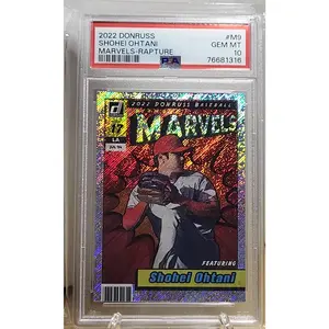 2022 Donruss #M9 Shohei Ohtani Marvels Rapture PSA GEM Mint 10