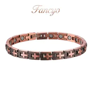 Facnyo Pure Copper Magnetic Bracelet for Women - Adjustable Modern Wellness Jewelry - Perfect Meaningful Gift for Her Accessory Craftsmanship
