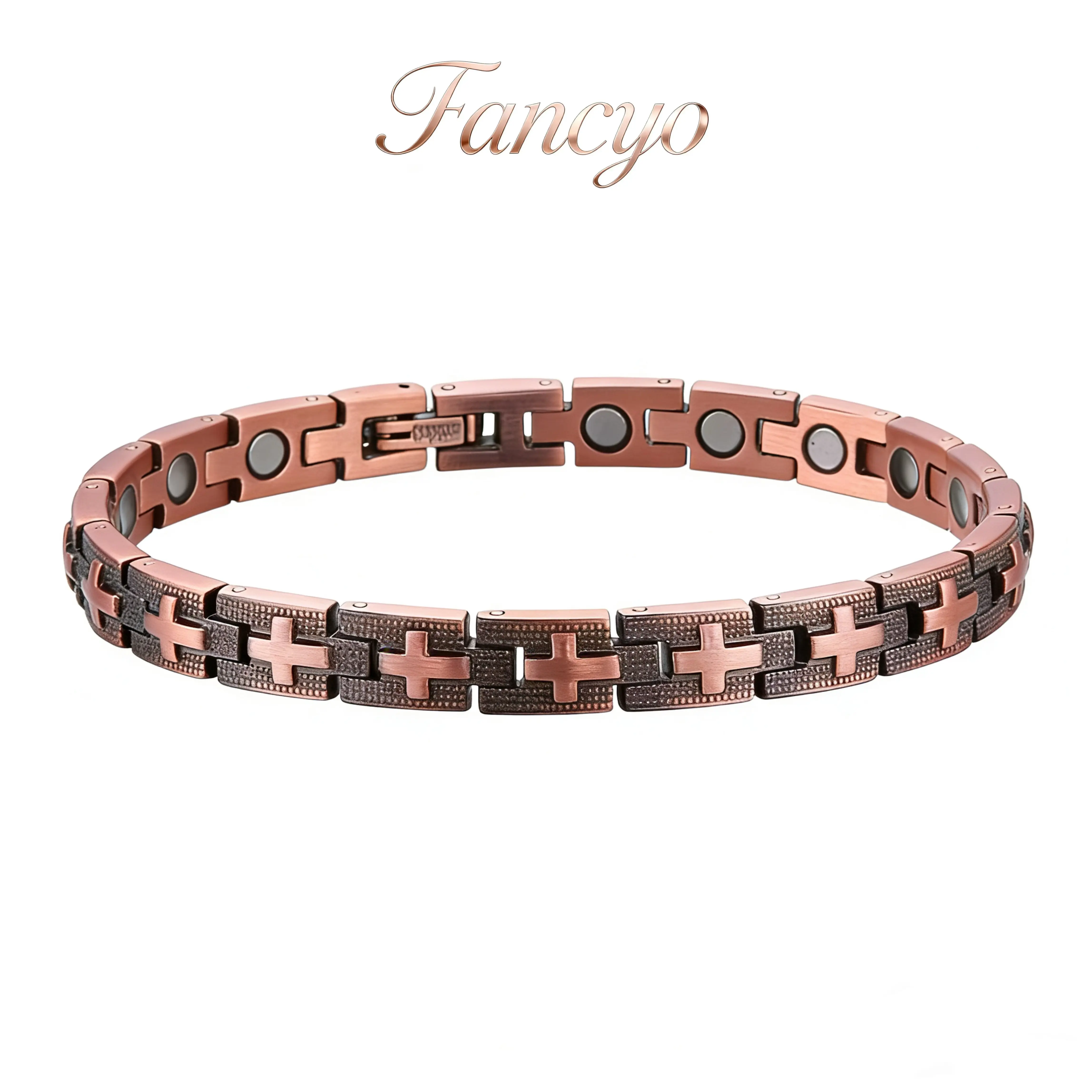Facnyo Pure Copper Magnetic Bracelet for Women - Adjustable Modern Wellness Jewelry - Perfect Meaningful Gift for Her Accessory Craftsmanship