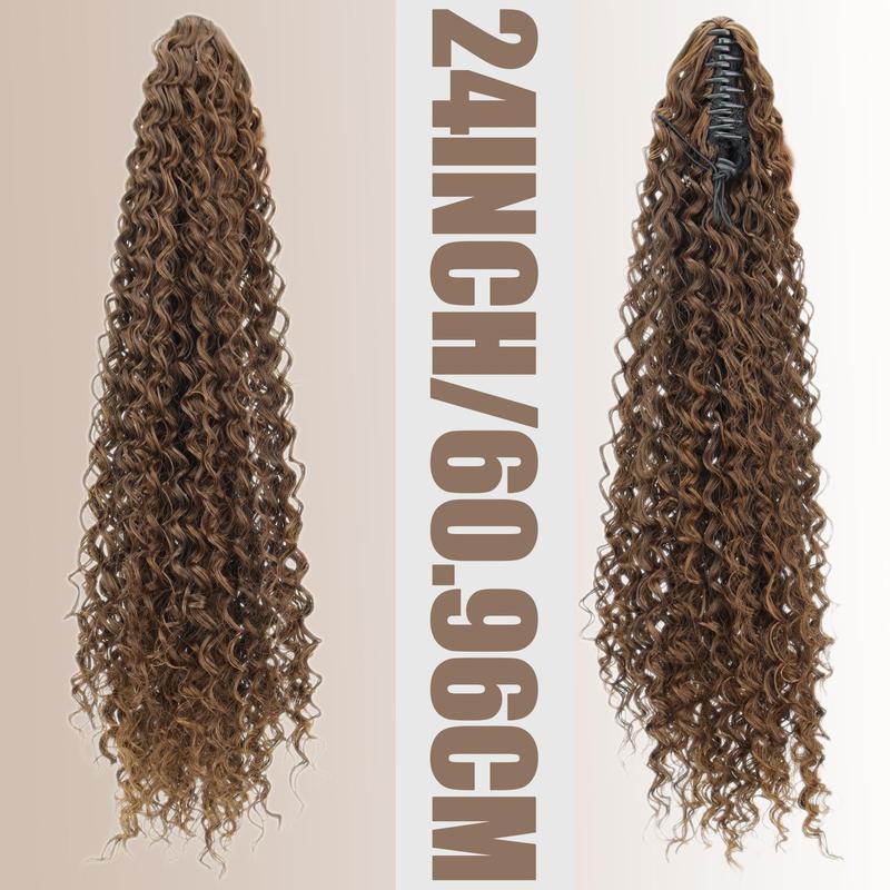 Ponytail Wig - High-Temperature Fiber, Easy-Clip Design,,Perfect for Everyday & Special Occasions, Stylish Hair Accessory|Curly Texture Wig|Easyclip Wig, Wigs for Women