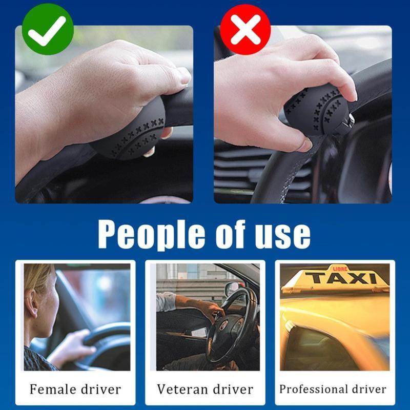 This new heavy-duty steering wheel swivel, made with soft silicone and metal bearings, is suitable for power steering wheels in cars, tractors, trucks, boats, lawnmowers, forklifts, and more. A perfect Valentine's Day gift to relieve stress.