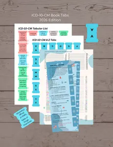 ICD-10-CM Book Tabs