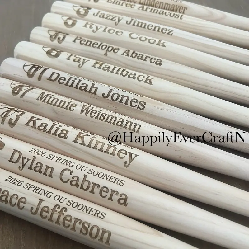 Custom Engraved 18in Baseball Bat - Personalized with Names and Dates - Perfect for Gifts and Memorabilia