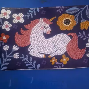 unicorn clutch bag