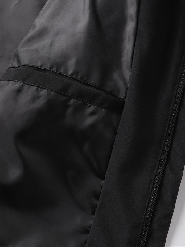 Women's Hooded Fleece Jacket Coat, L'amour French Romantic Print, Street Style Cool Design, Casual Sporty Daily Outdoor Commute Top