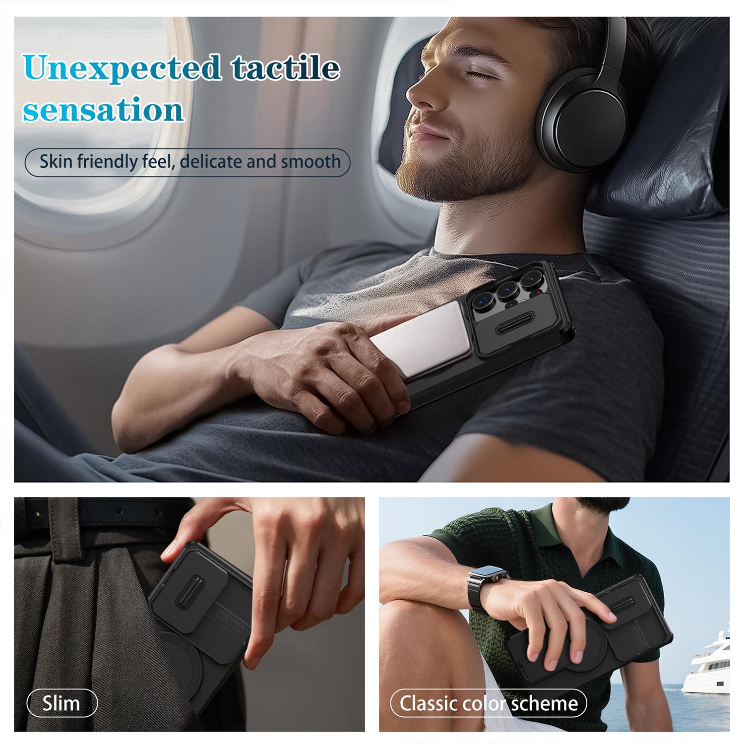 Magnetic Phone Case Compatible with Samsung Galaxy S26 Ultra S25 S24 S23 with Kickstand, Slide Camera Cover, Compatible with MagSafe Wireless Charging Accessory, Shockproof Scratch Resistant Rugged Hard Cover Magnetic Phone Case Compatible with Samsung Galaxy S26 Ultra S25 S24 S23 with Kickstand, Slide Camera Cover, Compatible with MagSafe Wireless Charging Accessory, Shockproof Scratch Resistant Rugged Hard Cover