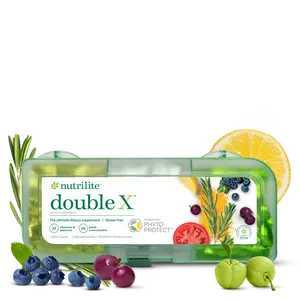 Nutrilite Double X Vitamin/Mineral/Phytonutrient Supplement 186 Tablets 31-Day Multivitamin System with 3-Compartment Daily Pack for Daily Wellness and Nutrition Support - Healthcare, Fitness