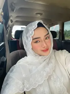 Elegant Floral Embroidered Hollow Out Headscarf for Women, Hijab Scarf, Premium Quality Slim Fit Design, Perfect for Daily Wear, Fashionable and Comfortable