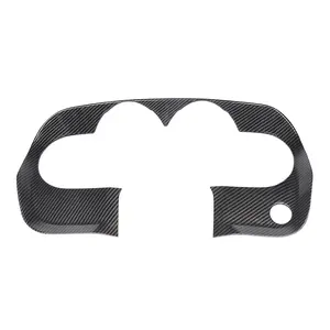 Carbon Fiber Style ABS Dashboard Panel Trim Instrument Frame Cover for 2009-2014 Dodge Challenger Car Interior Accessories