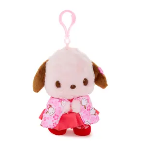 Pochacco Plush Mascot Clip (Spring Kimono Series)