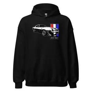 2nd Gen Z28 Camaro Hoodie, Mens Car Enthusiast, trending unisex for men, women
