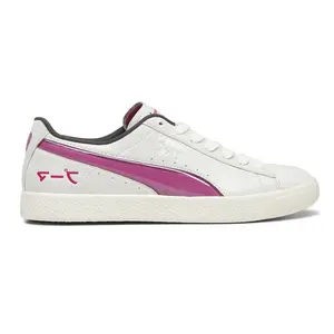 PUMA Mens Clyde Tokyo Lace Up Sneakers Shoes Casual - Off White