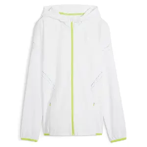 PUMA Womens Run Ultraweave Hooded Jacket Athletic Outerwear Casual - White