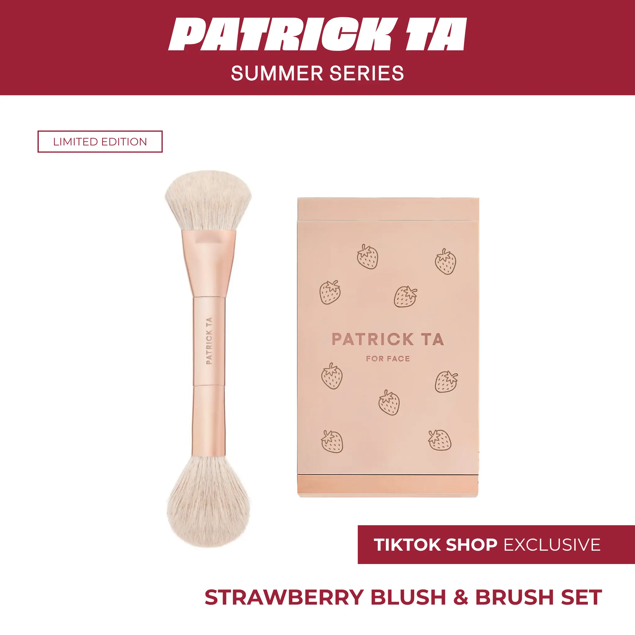 Strawberry Blush & Brush Set