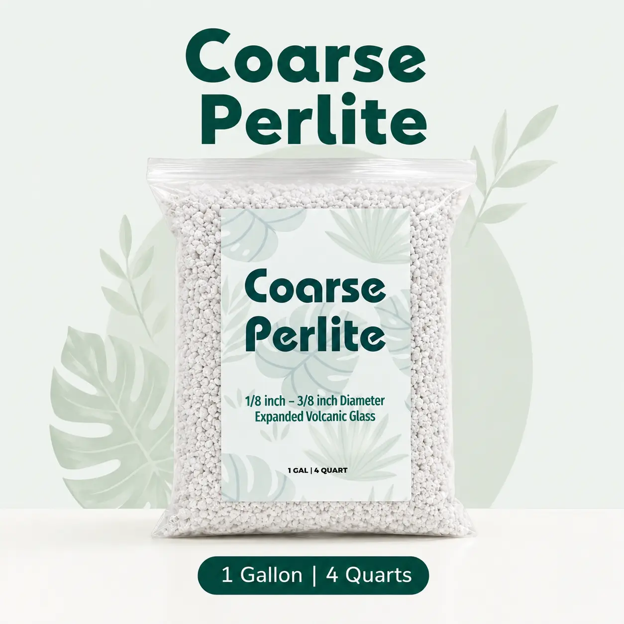 Coarse Horticultural Perlite Soil Amendment, Perlite for Plants, Ideal for Soil Aeration and Healthy Root Development