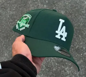 New Era Los Angeles Dodgers 9FORTY Trendy Hat – Embroidered LA Logo Snapback Baseball Cap, Adjustable Streetwear Cap for Men and Women, Classic Hip Hop Style