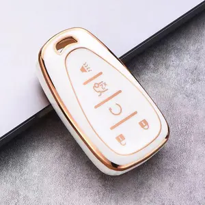 Car Key Case, Car Key Protector, Key Case Cover for Chevrolet B5, Chevrolet 2016 2021 Chevrolet Equinox Malibu Camaro Cruze Blazer Traverse Trax