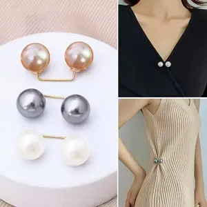 1pc Brooch Pins for Clothing, Anti-Slip Safety Pin for Dress Waist Cinching, Collar Adjusting, Scarf Securing, Fashion Accessories