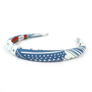 Pre-owned HERMÈS Silk Small Leather Goods Katyusha Gina Zigzag Star Hair Accessory