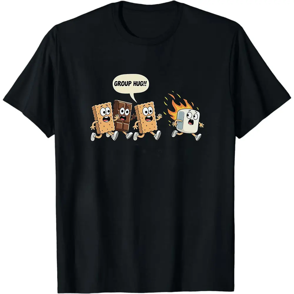 Funny Smores Shirt, Smores Group Hug Shirt, Camper Humor Shirt, Camp Lover Shirt, Camping Marshmallow Tshirt, Camp Life Shirt, Friends Camp