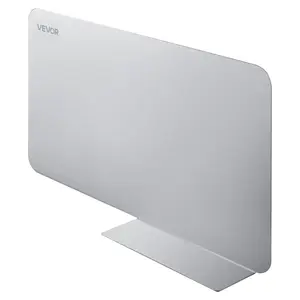 VEVOR Ice Bin Partition, 15.2x 5.55 Inch, Stainless Steel Divider for 19 Inch Bar Ice Bins, Stable Bottom Support Easy to Clean, Food Grade 304 Stainless Steel for Kitchen, Bar, Restaurant, Pub