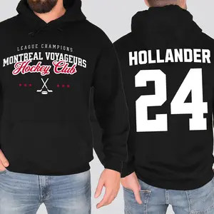 Hollander 24 Hockey Jersey 2 sides Shirt, Team Hollander, Montreal Voyageurs Game Changers Series Sweatshirt, Heated Rivalry Hockey Shirt, Gift for Book Lover