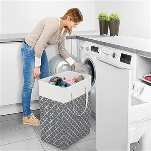 Foldable Large Capacity Laundry Basket, Waterproof Thick Storage Basket, Home Travel Dirty Clothes Organizer, Durable and Space-Saving Design