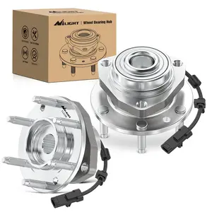 Nlilght Front Wheel Bearing Hub Assembly for GMC Envoy XL XUV 2002 2003 2004 2005 2006 2007 2008 2009, Chevy Trailblazer EXT SSR Olds Bravada Isuzu Ascender Buick Rainier with 6-Lug, OEM 513188