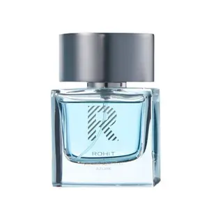 Bharara Rohit Azure Eau de Parfum, 3.4 oz (100 ml) Unisex Fragrances, Citrus Woods Fragrance with Wood Notes, Single Item