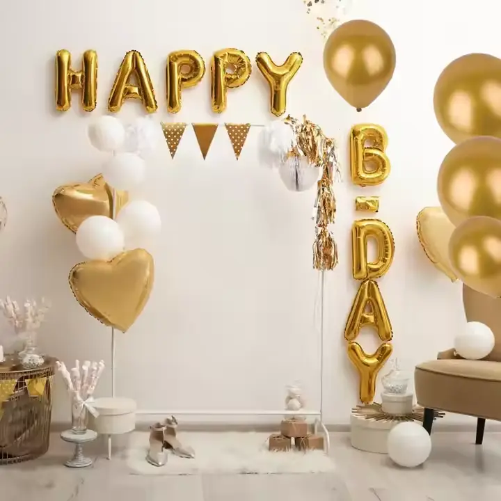 2.8G Metallic Latex Balloon Customizable Balloons Set with Printed Designs Ideal for Weddings Birthday Parties