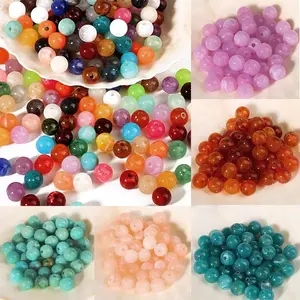 ListA: Crystal Beads<One order Get 120-130 PCS BeadS>  8mm(±0.5mm) with Needles Strings for Crystal bracelets DIY <over 4 orders will Get One Pendant>