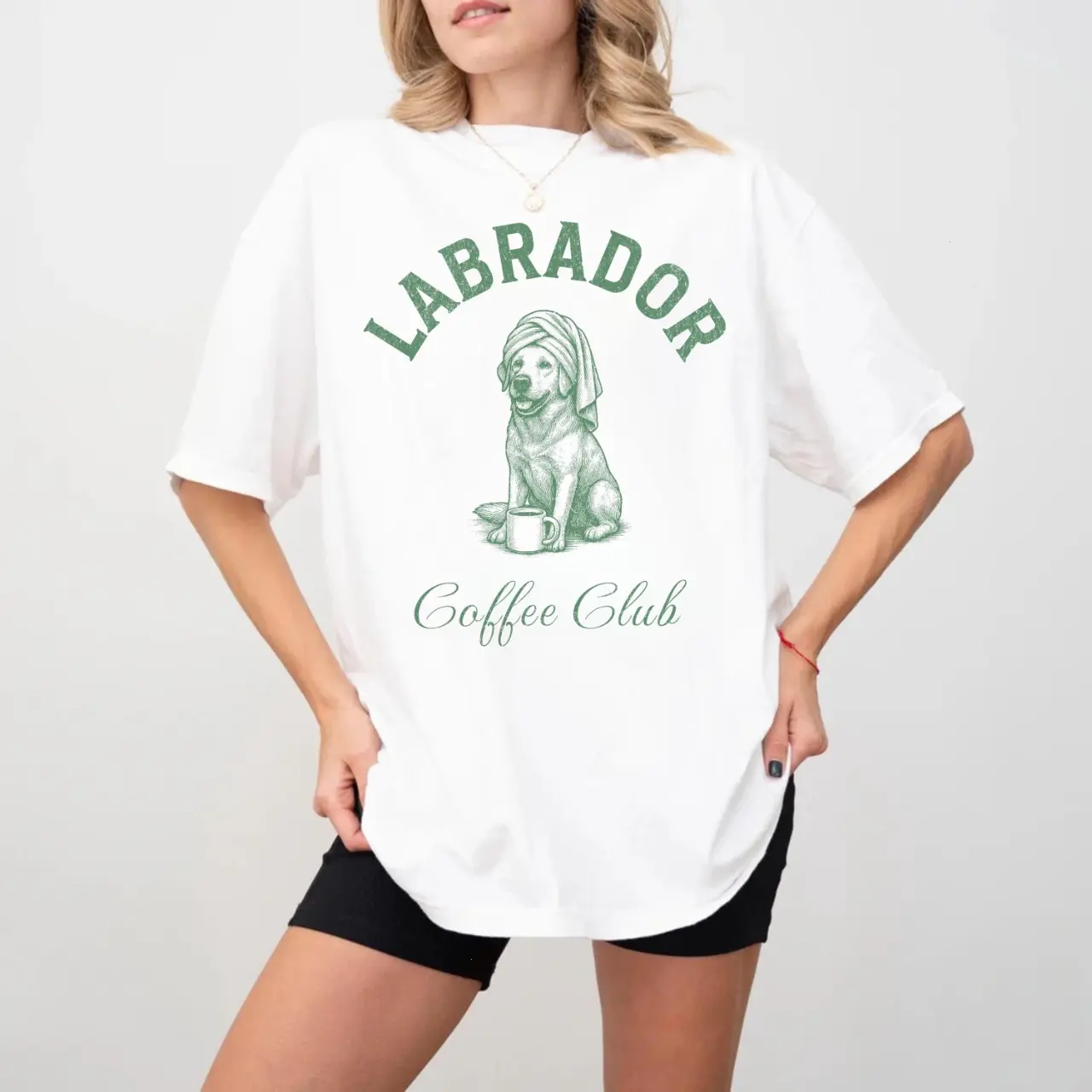 Labrador Coffee Club T-Shirt, Dog Mom Gifts, Owner, Lab Tee