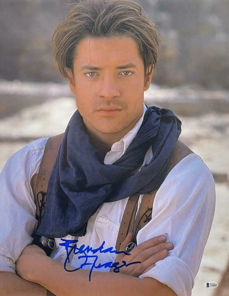 Brendan Fraser Authentic Autographed 16x20 Photo
