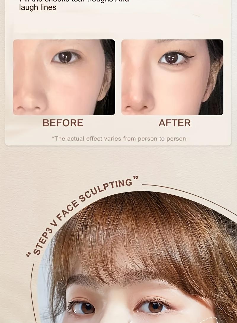 4-Color Highlighter And Contour Palette,  Matte Highlighter And Shading Ideal For Beginners Parties Gift For Friends Girlfriend Fashion Woman Teen Trendy Halloween Makeup Pumpkin Fall Winter Makeup Cosmetics, lightweight makeup