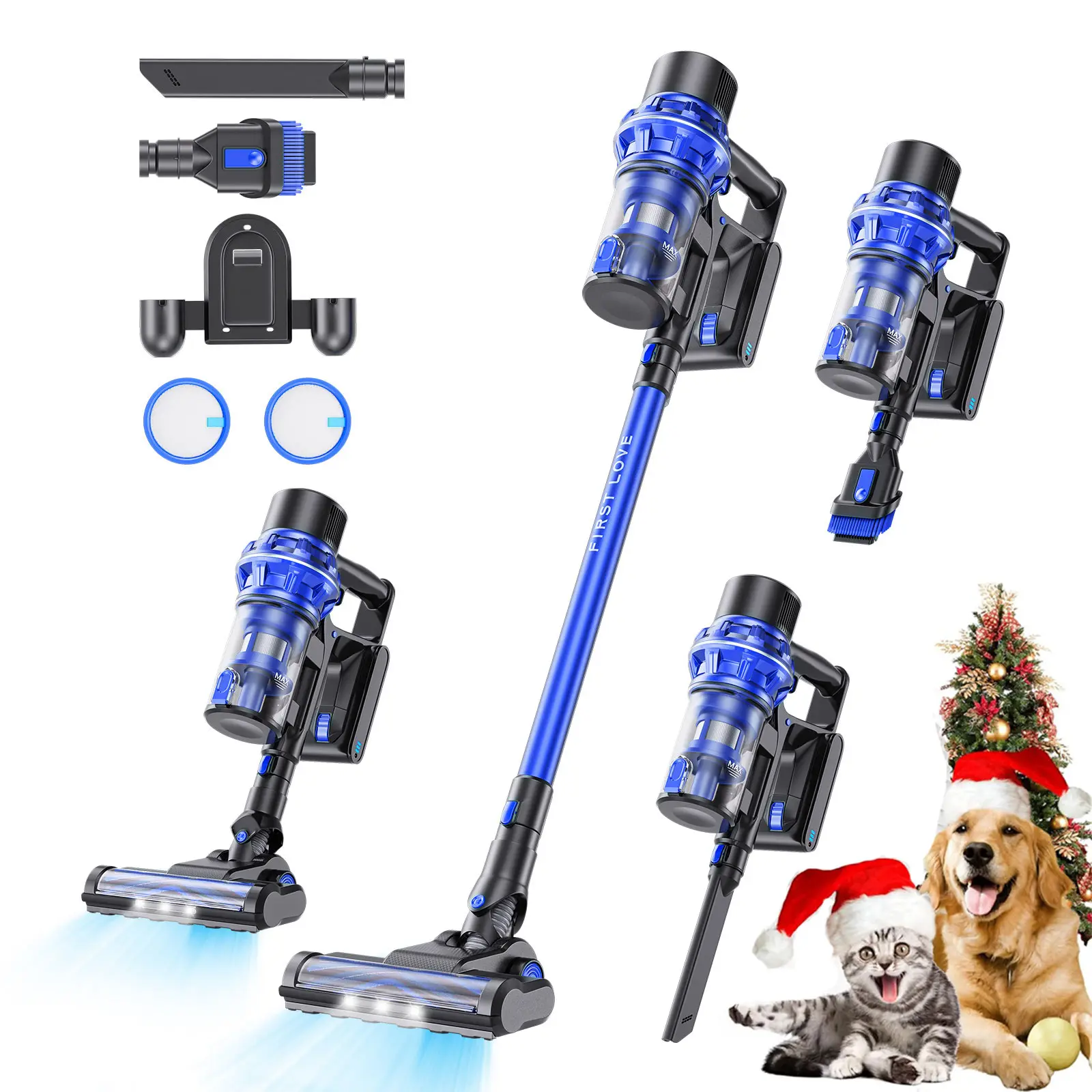 25Kpa Cordless Handheld Lightweight Stick Carpet Floor Deep Clean Vacuum Cleaner Electric Brooms & Mops Anti-Collision Cannister Vacuums