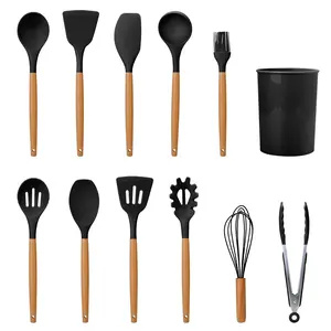 11PCS Silicone Kitchen Utensil Set – Nonstick Cooking Tools