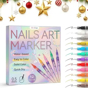 Nail Art Markers, 12PCS Nail Art Pens