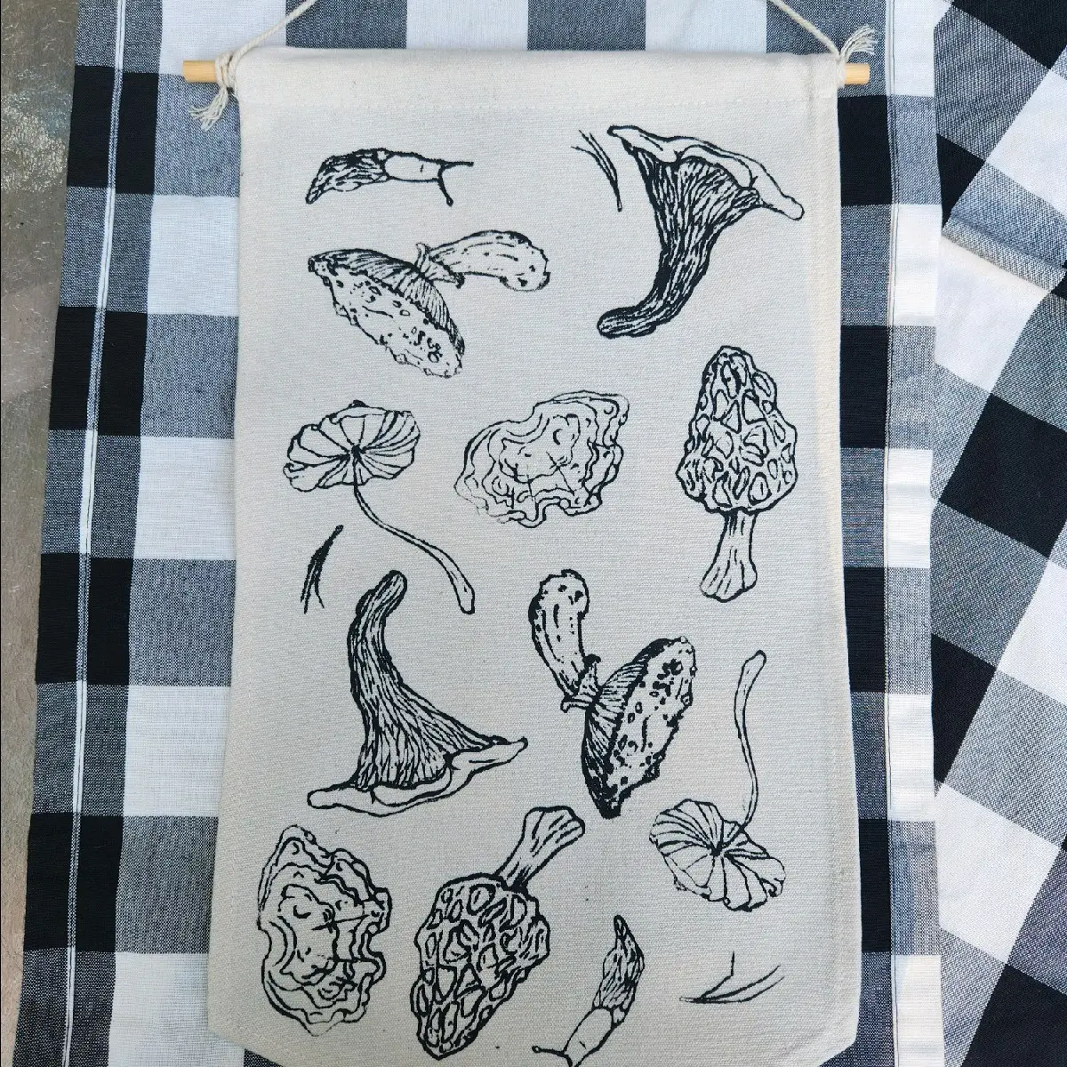 Canvas Banner Wall Decoration White Textile Printing