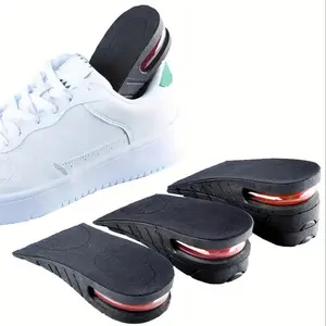 Invisible Height Increase Shoe Insoles for Men & Women, Shock Absorbing Sports Inserts, Detachable Comfortable Foot Pads, 1 Pair