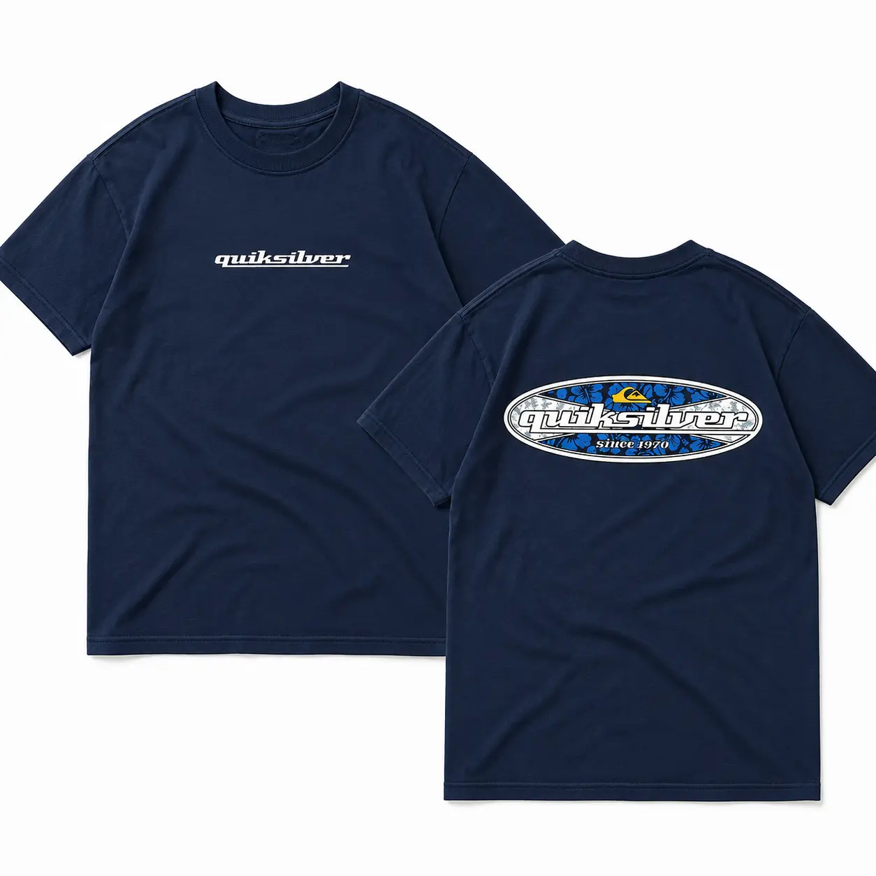 Vintage Quiksilver Since 1970 Surf Logo T-Shirt & Sweatshirt, Retro Graphic Crewneck, Unisex Beach Shirt