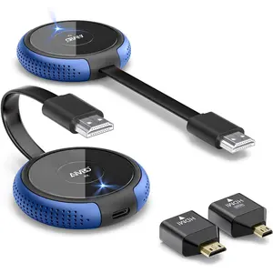HDMI Transmitter and Receiver 4K, Casting Media Video/Audio HDMI  Extender 5G Kit for Laptop, Camera,  Box, DVD, Netfix, Phone to , Projector, HDTV-165FT